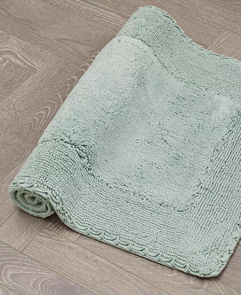 Laura Ashley Cotton Ruffled Bath Rug 3