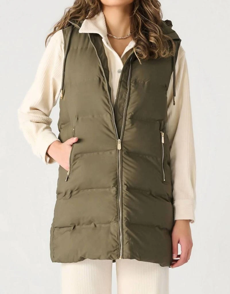 Dex Dex - Hooded Puffer Vest 1