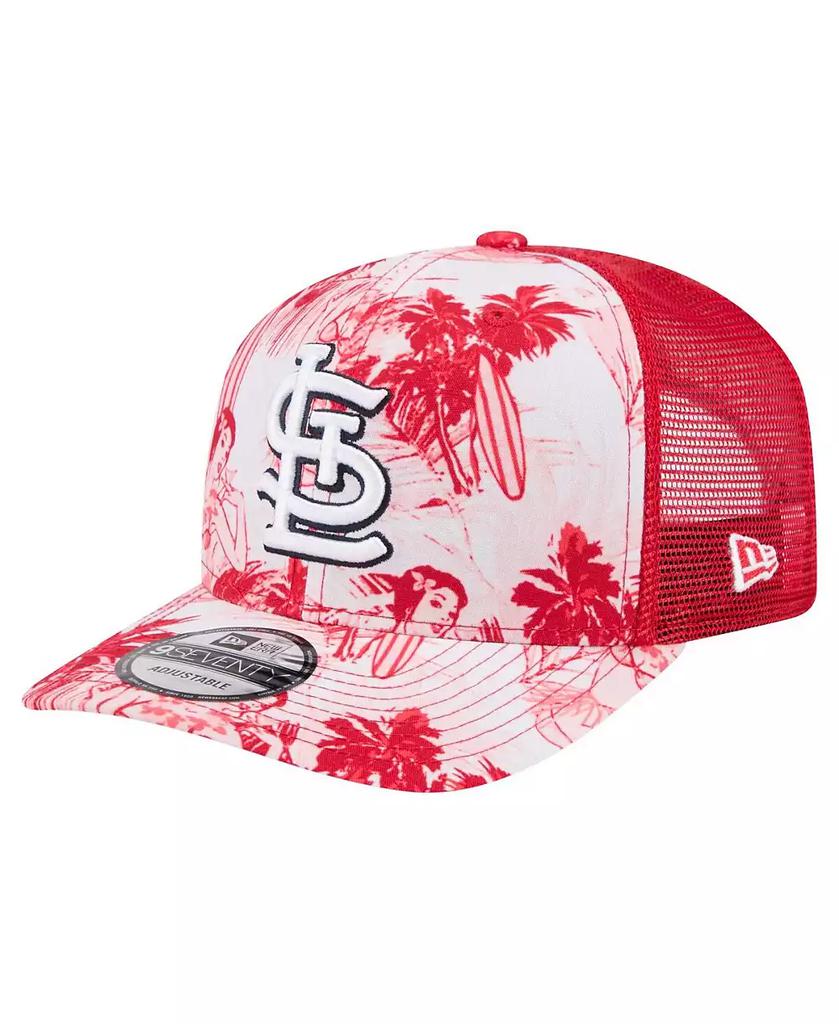 New Era Men's Red St. Louis Cardinals Hula Trucker 9SEVENTY Adjustable Hat