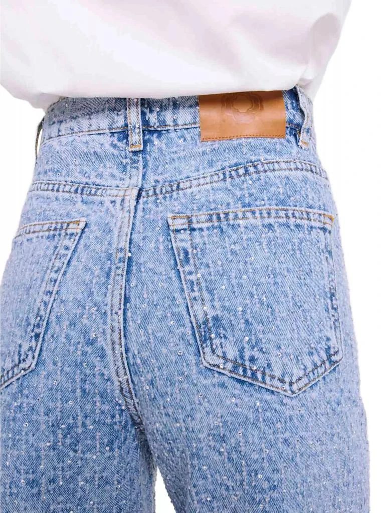 Maje Rhinestone Baggy Jeans 7