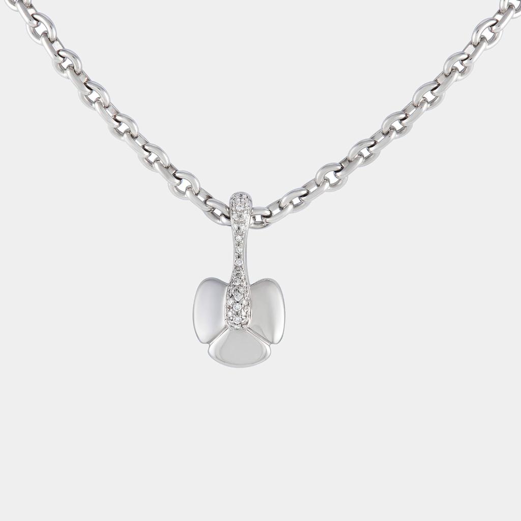 Chaumet Chaumet 18K White Gold Diamond Pendant Necklace