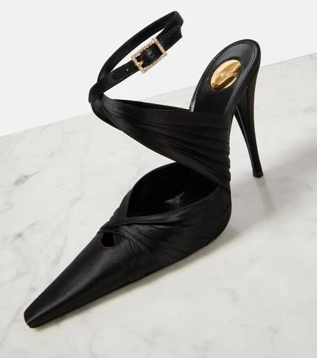 Yves Saint Laurent Véronique 110 satin pumps 5