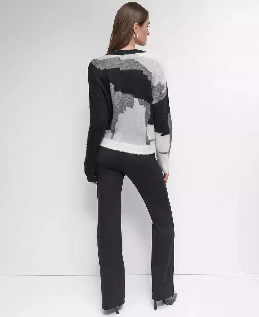 DKNY Women's V-Neck Long-Sleeve Sweater 5