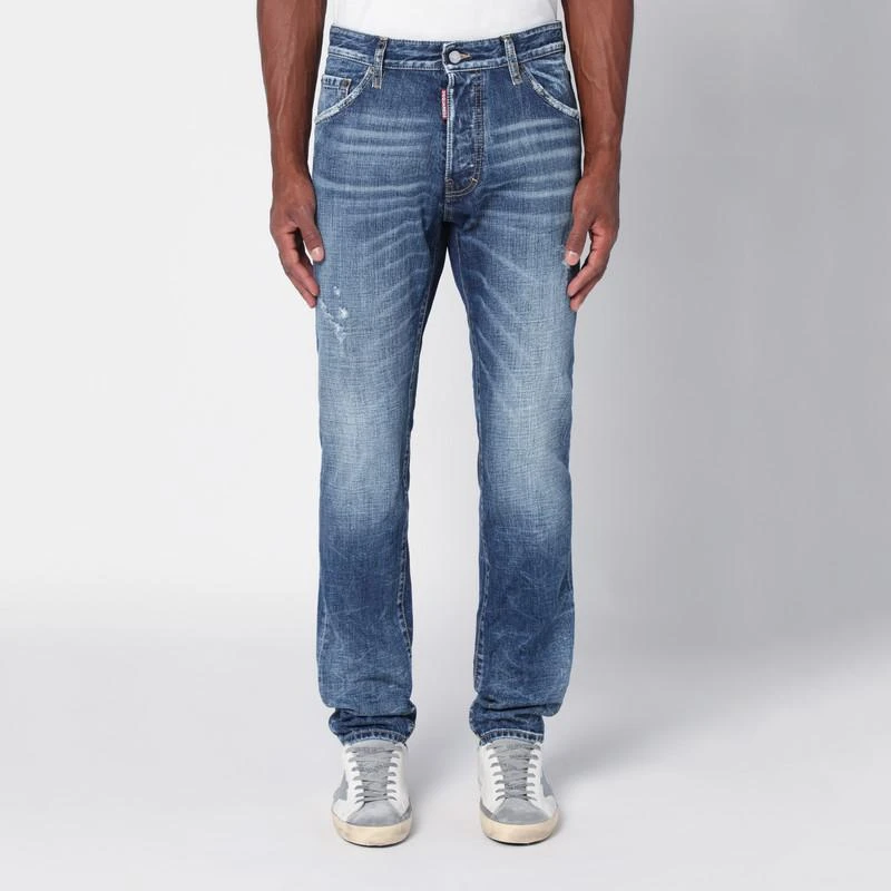 DSQUARED2 Blue washed-out denim jeans 1