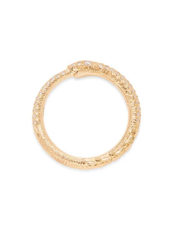 Gucci Ouroboros 18K Yellow Gold & 0.24 TCW Diamond Ring 3