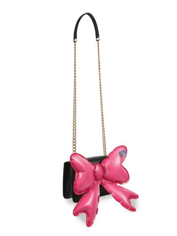 Moschino Inflatable Bow Leather Shoulder Bag 6
