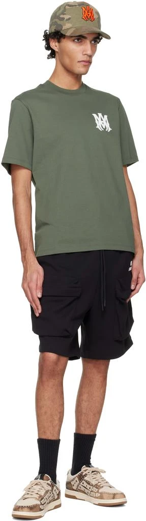 AMIRI Brown 
Beige Stud Skel Top Low Sneakers 5