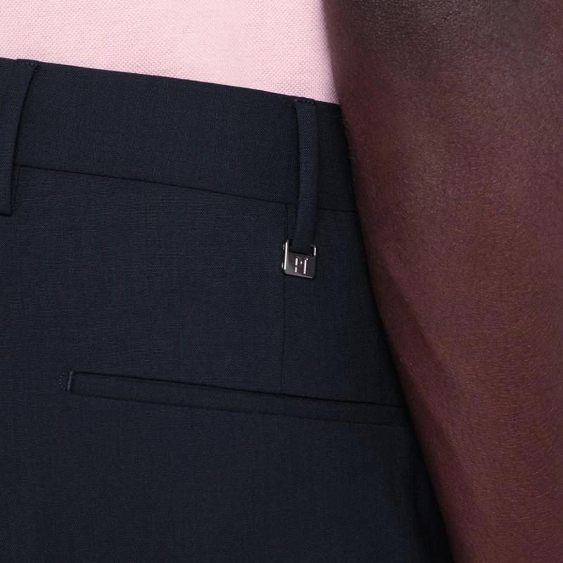 PT TORINO Navy blue wool trousers 4