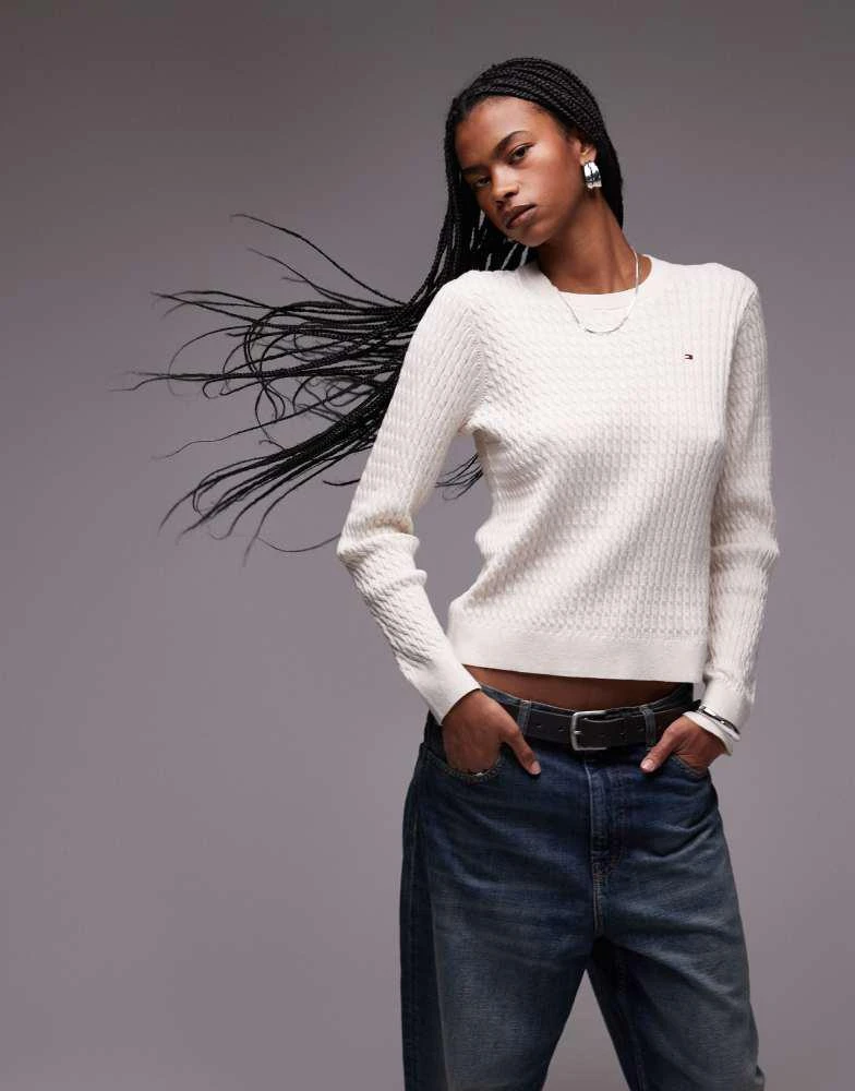 Tommy Hilfiger Tommy Hilfiger cable sweater in Beige 1