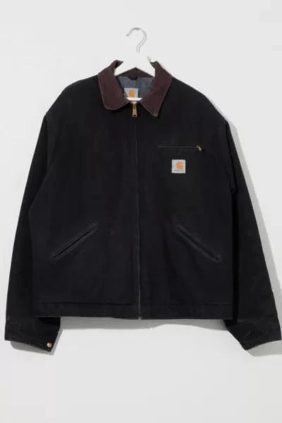 Carhartt Vintage Y2K Carhartt Detroit Blanket Lined Black Canvas Jacket 1