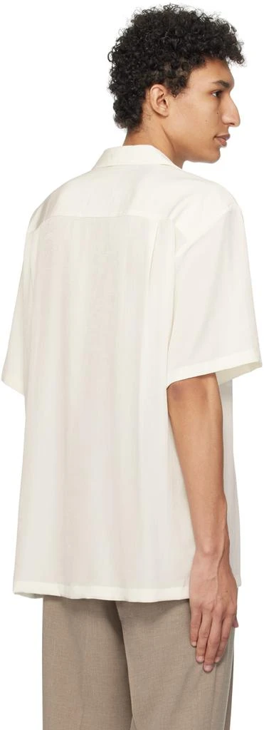 RAINMAKER KYOTO White Open Spread Collar Shirt 3