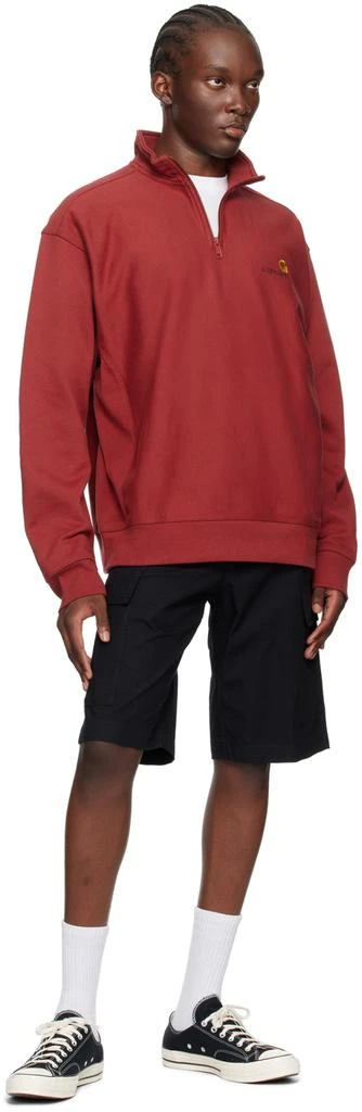 Carhartt WIP Red American Script Sweatshirt 4