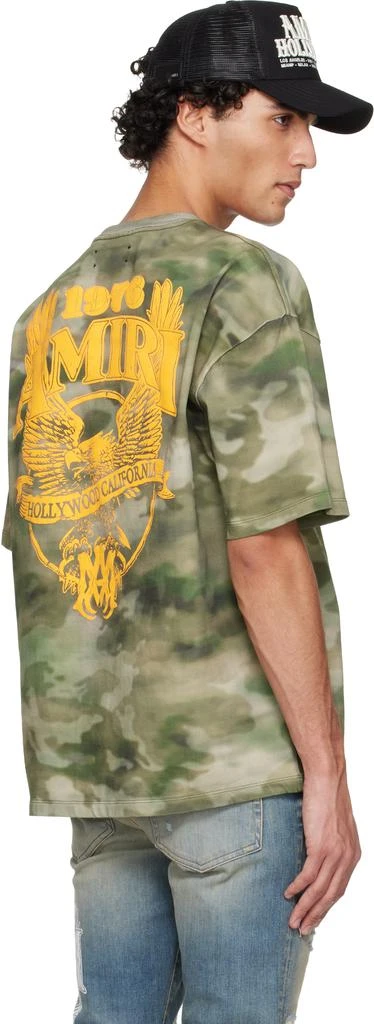 AMIRI Green AMIRI Eagle Oversized T-shirt 3