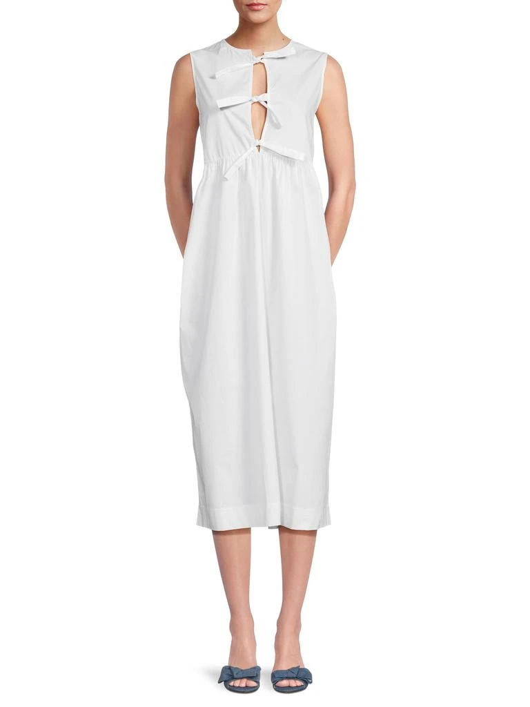 nora midi dress Nora Smocked Midi Dress