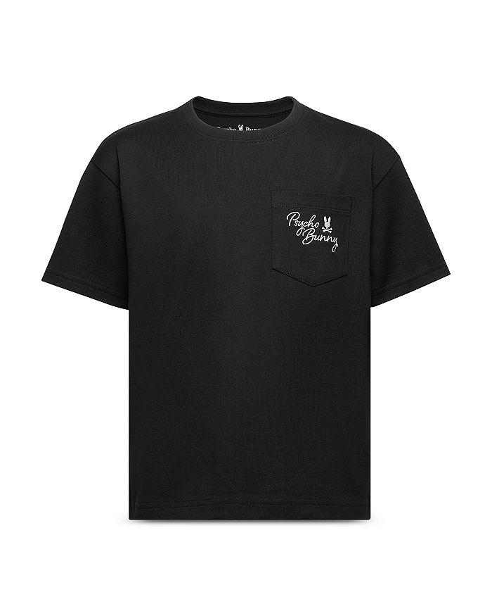 Psycho Bunny Unisex Desert Heavyweight Relaxed Fit Pocket Tee - Little Kid, Big Kid