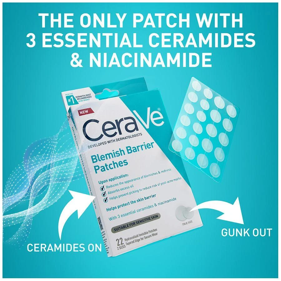 CeraVe Blemish Barrier Patches Oil-Absorbing Hydrocolloid Pimple Patches 4
