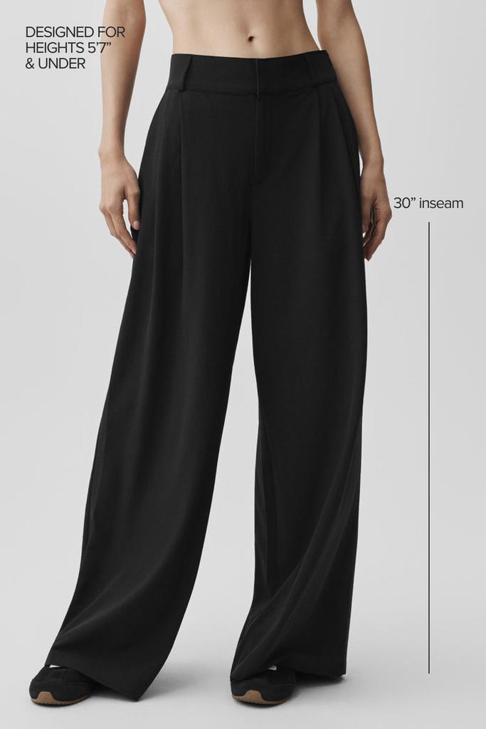 Alo High-Waist Dreamscape Trouser (Regular) - Burgundy - Leggings