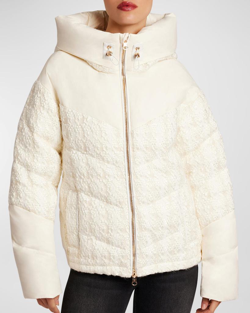 Blanc Noir Irina Boucle Puffer Jacket