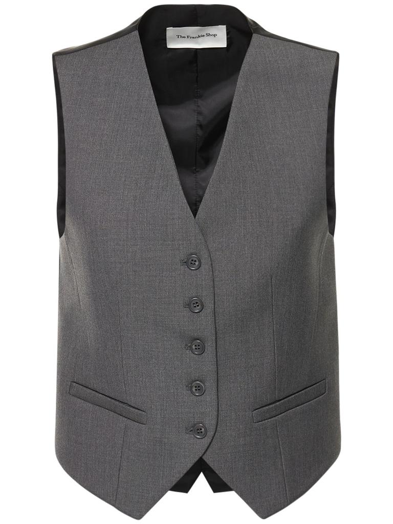 The Frankie Shop Gelso Lyocell Blend Waistcoat