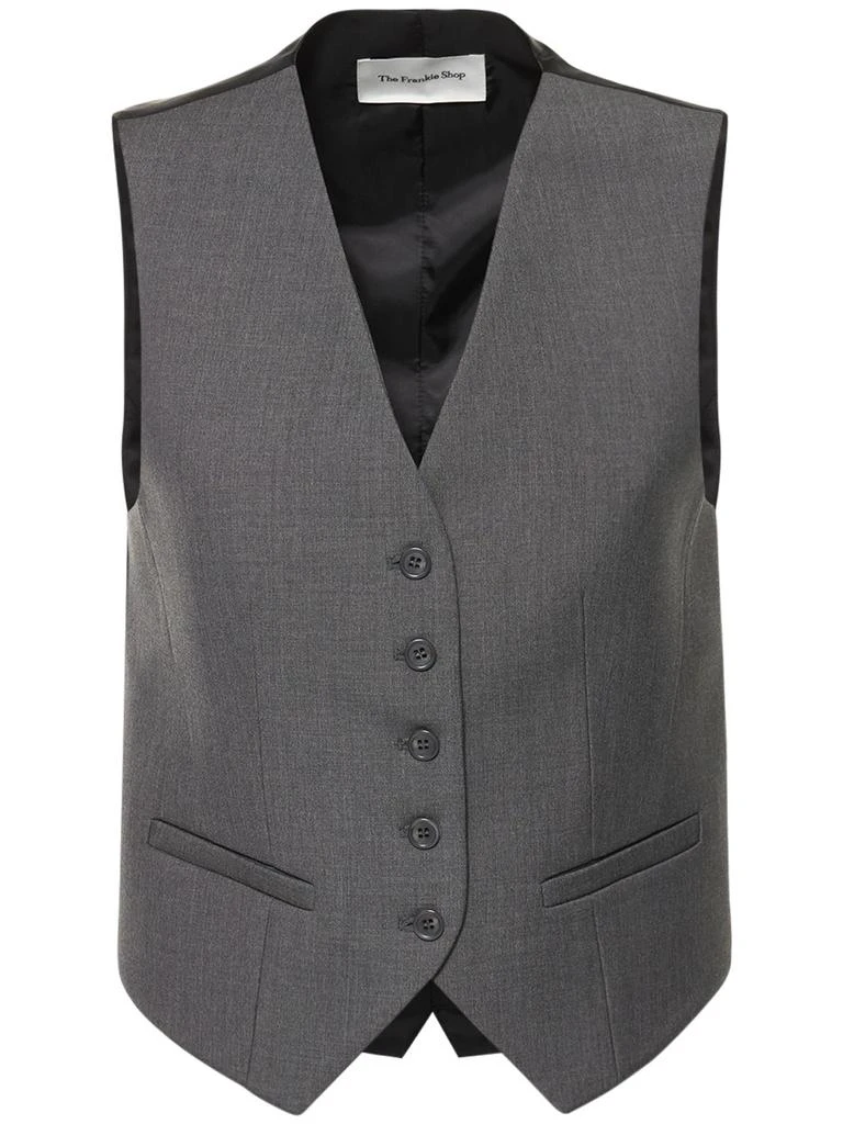 The Frankie Shop Gelso Lyocell Blend Waistcoat 1