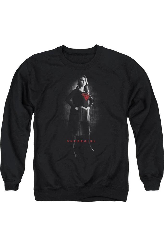 Gildan Supergirl Supergirl Noir Adult Crewneck Sweatshirt 1