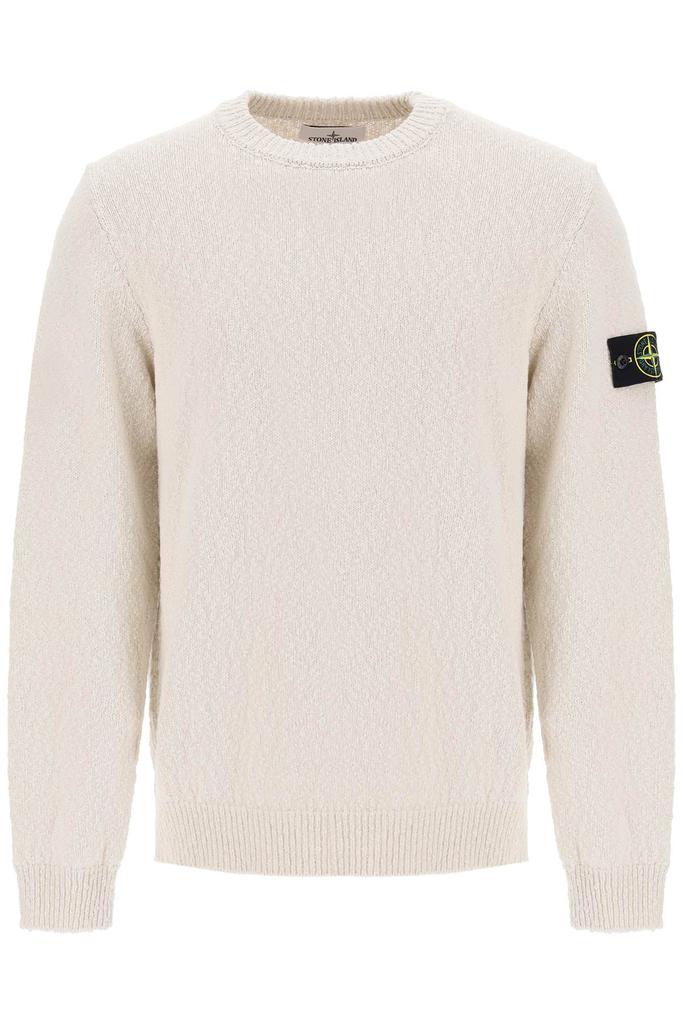 STONE ISLAND cotton and linen blend pullover