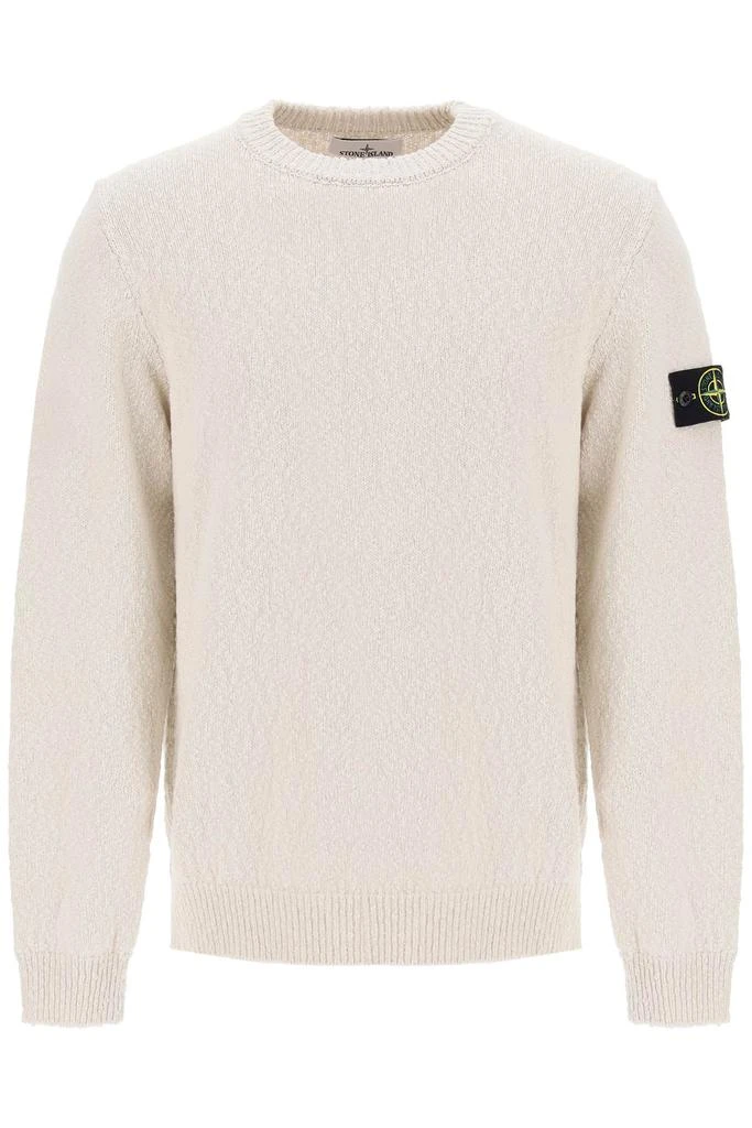 STONE ISLAND cotton and linen blend pullover 1