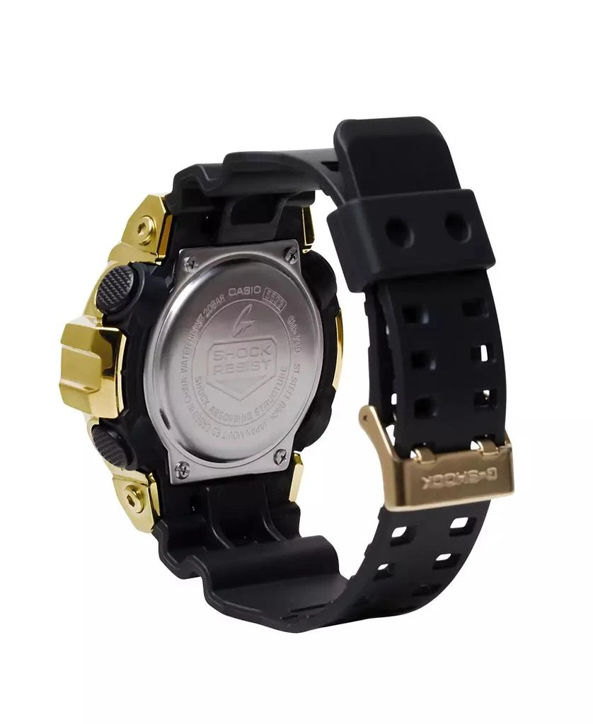 G-Shock Men's Japanese Quartz Black Resin Watch, 53.4mm, GM700G-9A 2