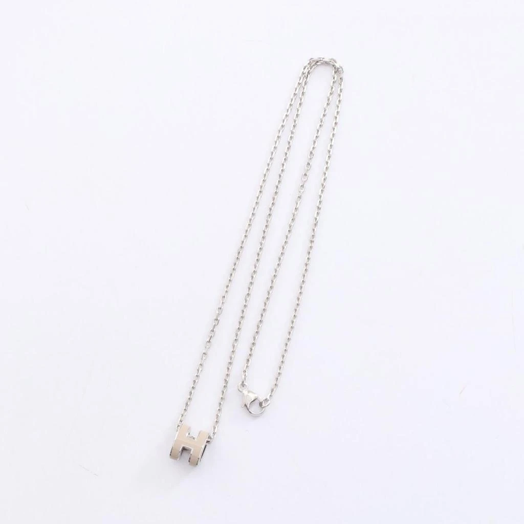 Hermes Stainless Steel Necklace (Pre-Owned) 2