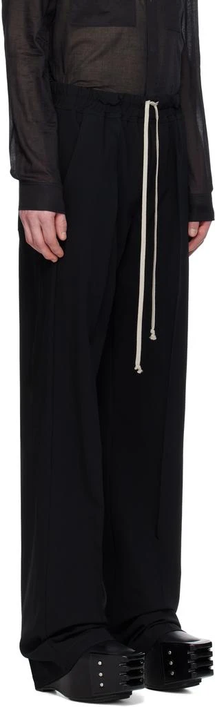 Rick Owens Black Hollywood Dietrich Drawstring Trousers 2