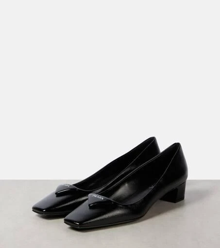 Prada Saffiano patent leather pumps 4