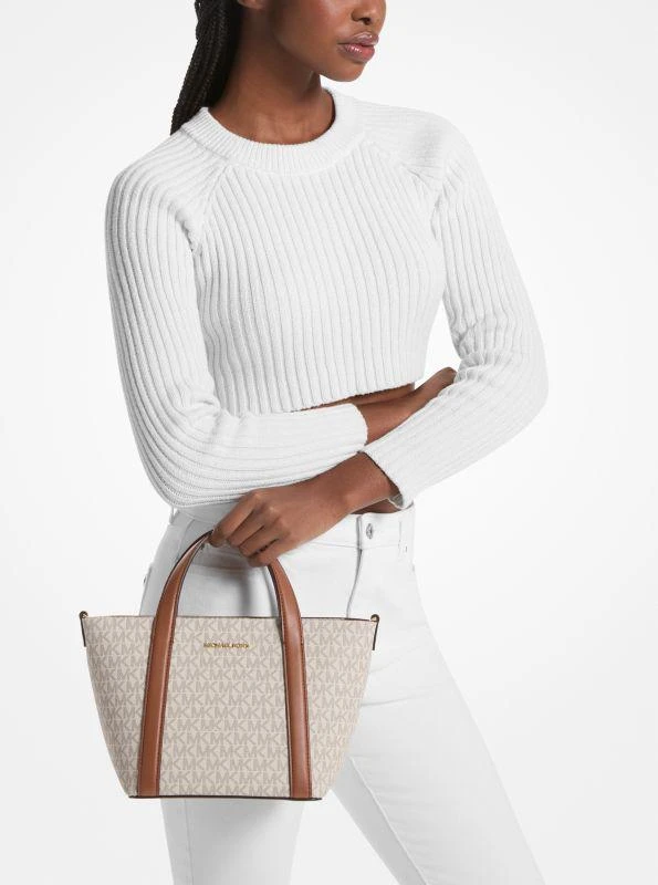 michael_kors Pratt Small Signature Logo Tote Bag 3