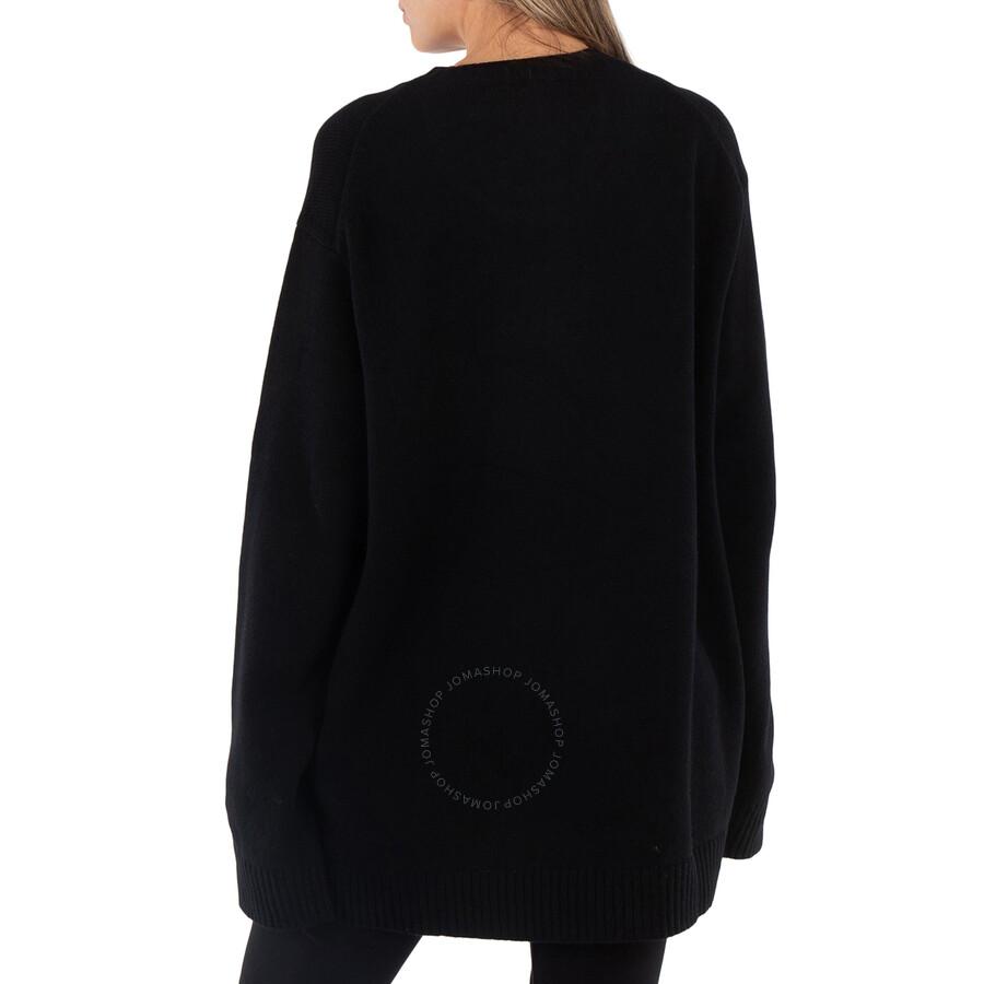 限定特価3.2→2.8万　COMOLI BLACK ECRU 3 Shop Ys Black Wool Crow Motif Long-Sleeved Pullover on Sale