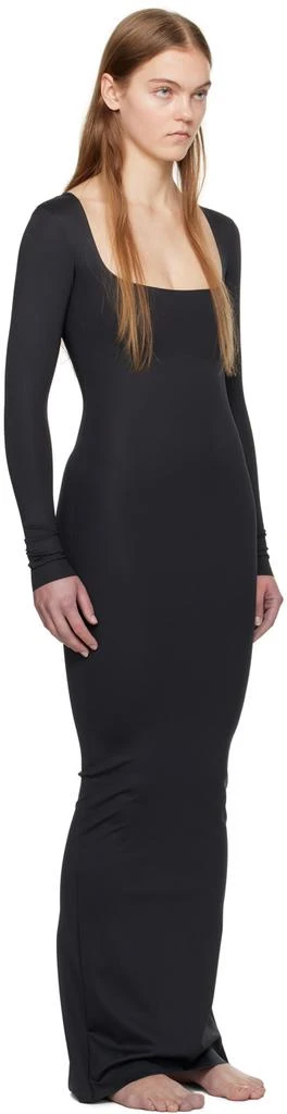 SKIMS Black SKIMS Body Long Sleeve Long Slip Maxi Dress 2