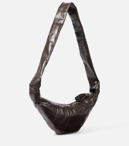 Lemaire Croissant Small faux leather shoulder bag 4