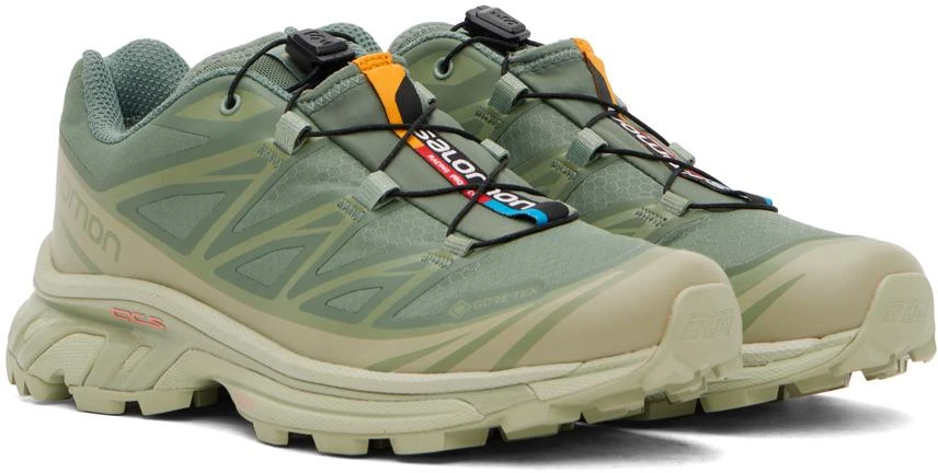 Salomon Green XT-6 Gore-Tex Sneakers 4