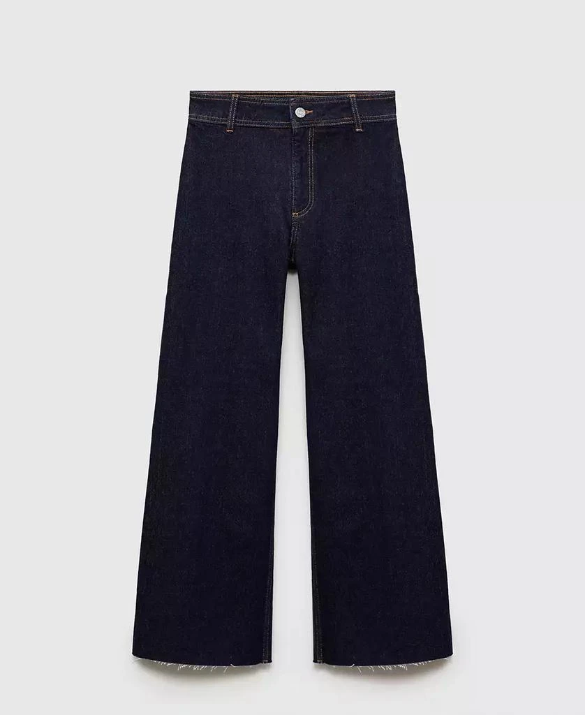 Mango Women's Catherin Culotte High-Rise Jeans 1