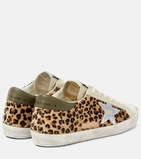 Golden Goose Super-Star leopard-print leather sneakers 3