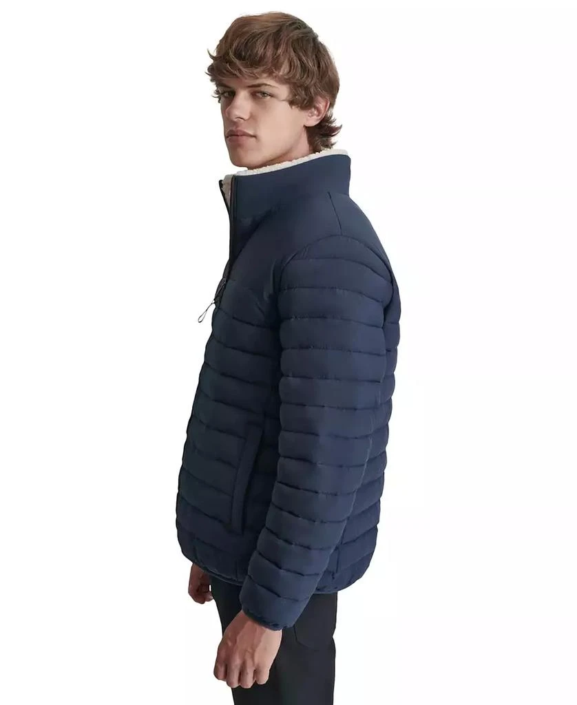 DKNY Men's Quilted Fleece-Lined Full-Zip Puffer Jacket 3