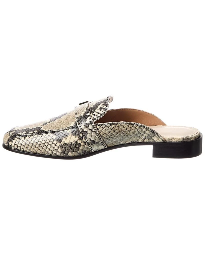 Salvatore Ferragamo Ferragamo Mavira Snake-Embossed Leather Mule 2