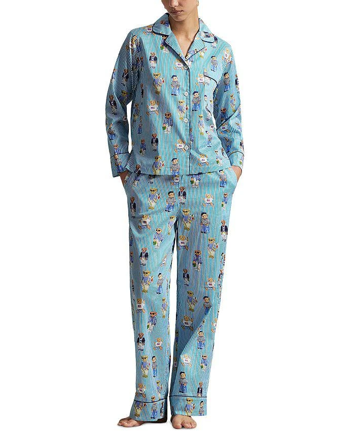 Ralph Lauren Madison Printed Pajama Set in Aqua Mist
