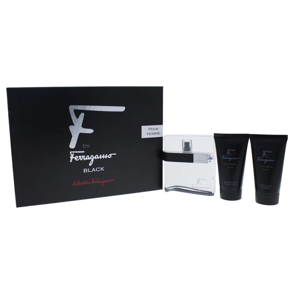 Salvatore Ferragamo F Black 3 Piece Gift Set for Men 1