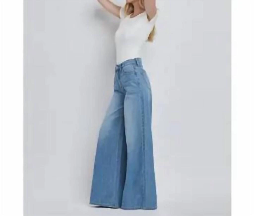VERVET BY FLYING MONKEY Vervet By Flying Monkey - Super High Rise Wide Leg Jeans 4