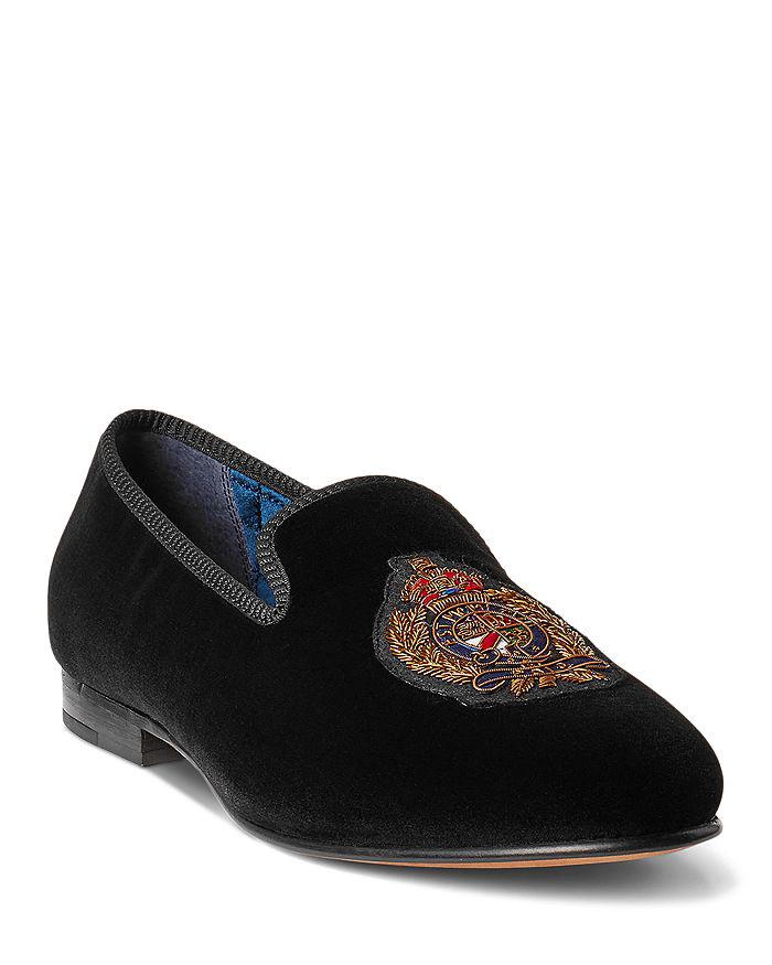 Ralph Lauren Men's Logo Crest Slippers