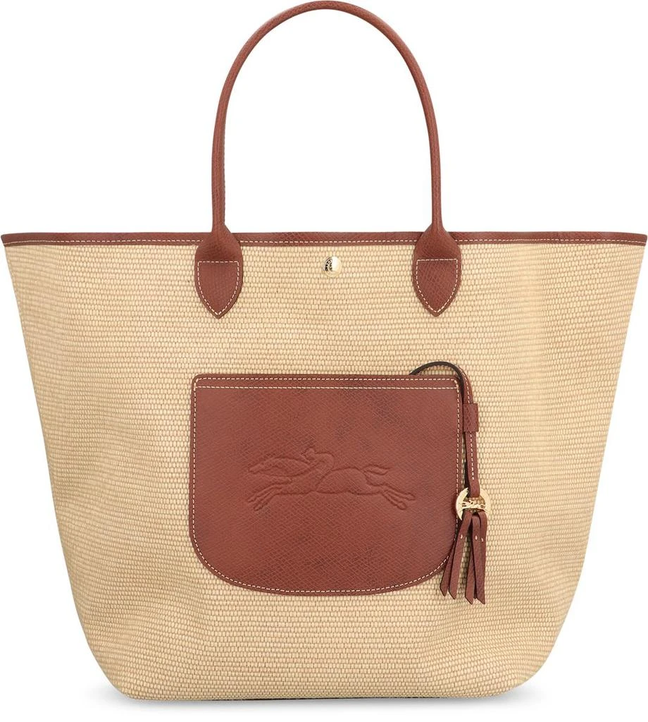 Longchamp Longchamp L Le Pliage Raffia Tote Bag 2