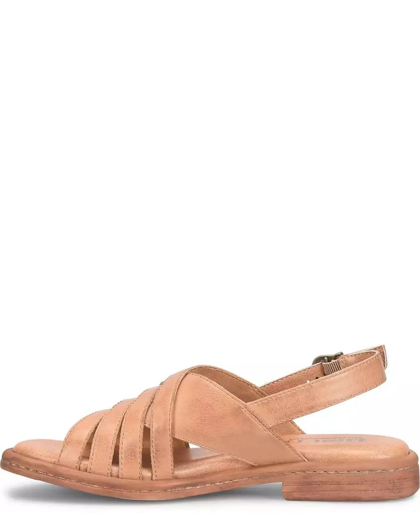 Born Women
s Remy Round Toe Flat Sandals 7