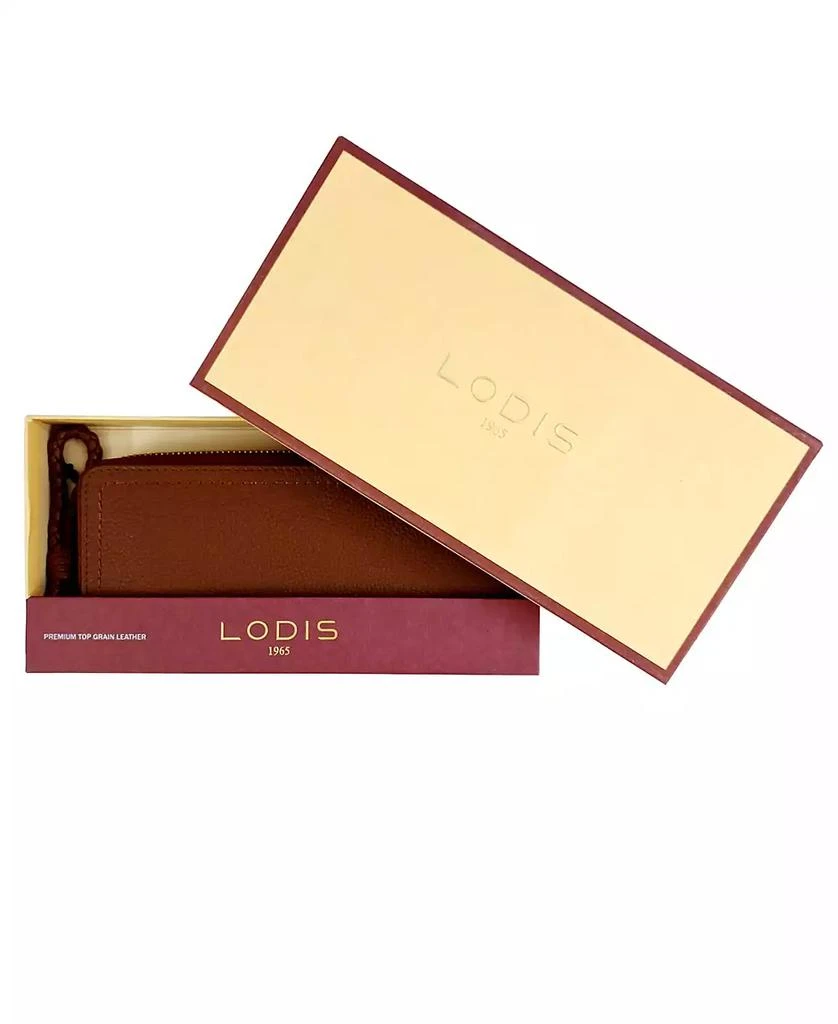 LODIS Women's Isabella Accordian Zip Around Wallet 5