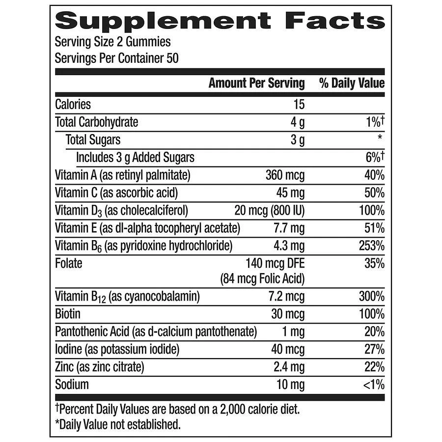 Centrum Men Multivitamin & Multimineral Gummies Tropical Fruit 5