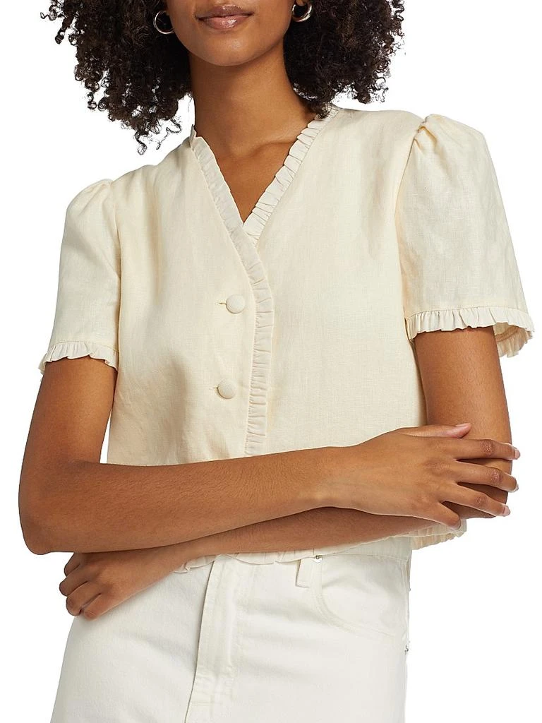 Reformation Bess Linen Top 6