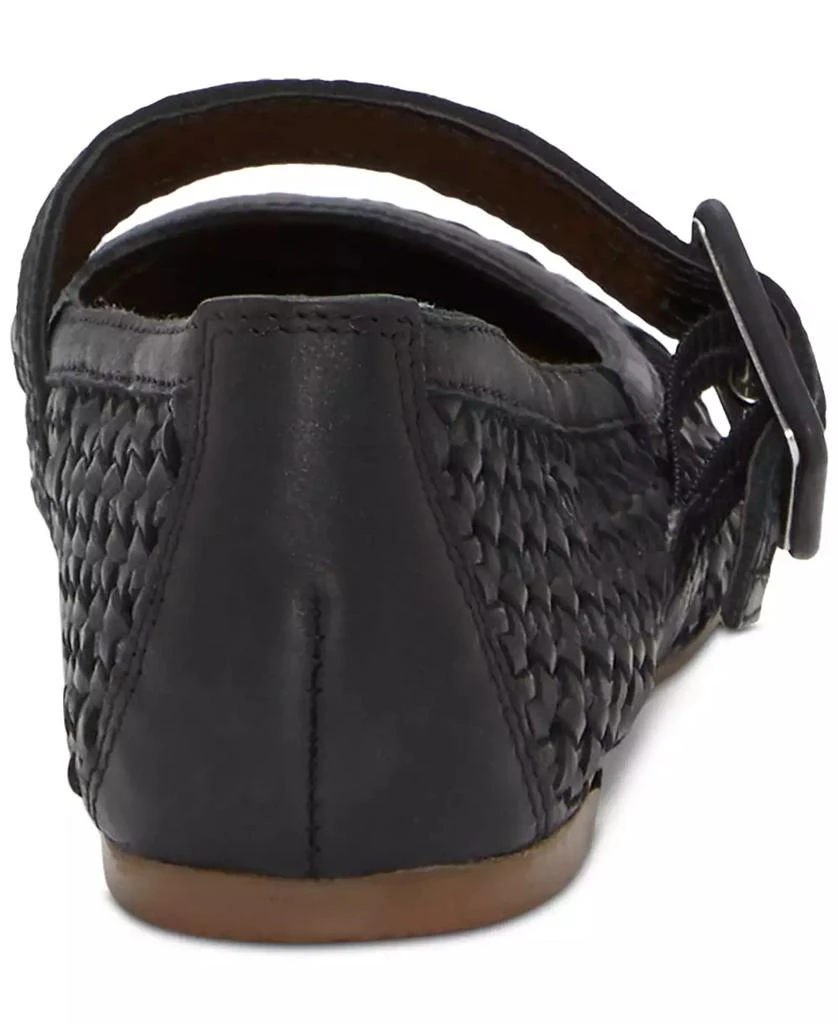 Lucky Brand Women's Millit Woven Buckle Mary Jane Flats 3
